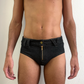 SHORT SHORTS (Black Denim)