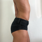 SHORT SHORTS (Black Denim)